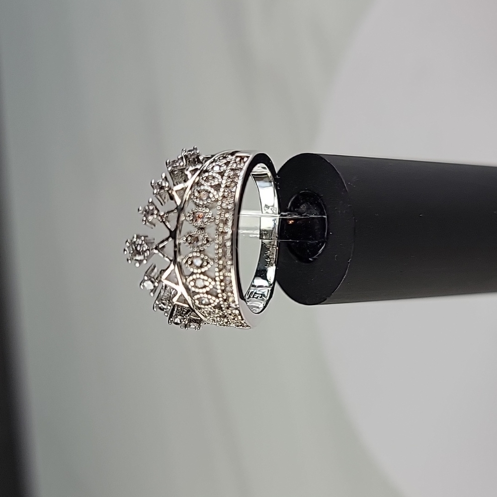 Silver Crown ring